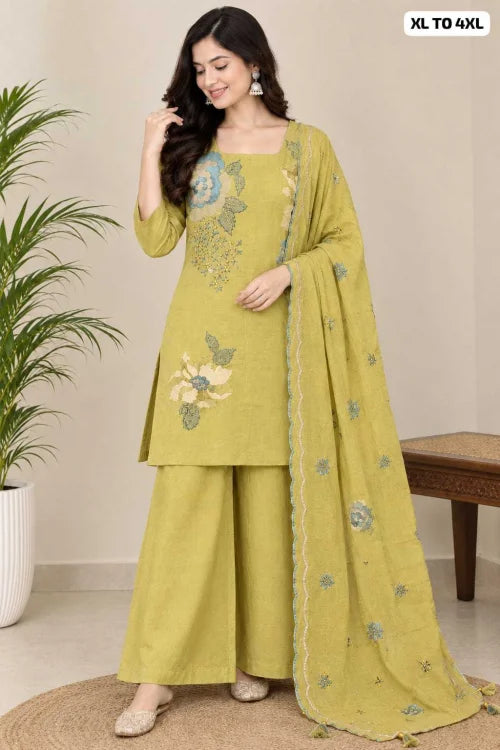 ICE Chanderi Silk Party Wear Suit