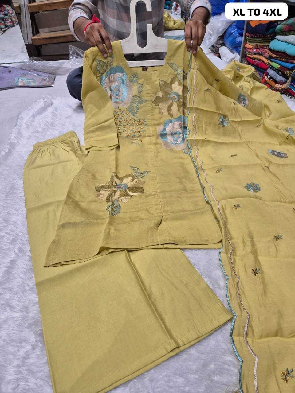 ICE Chanderi Silk Party Wear Suit