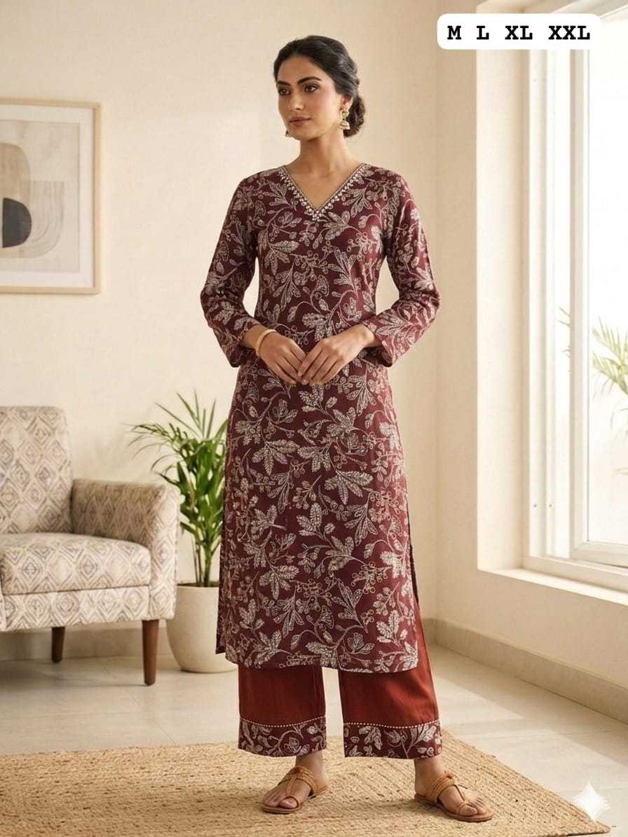 Vichitra Silk Designer Kurti