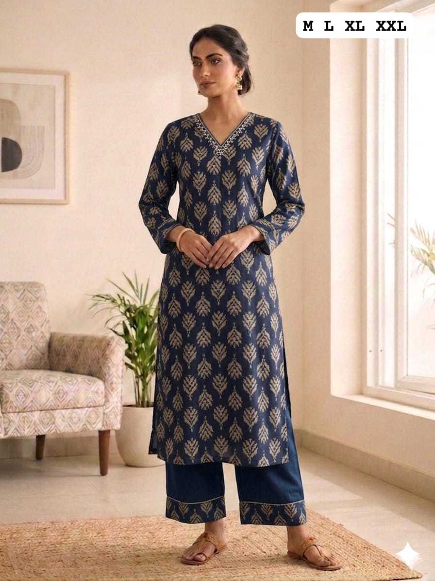 Vichitra Silk Designer Kurti