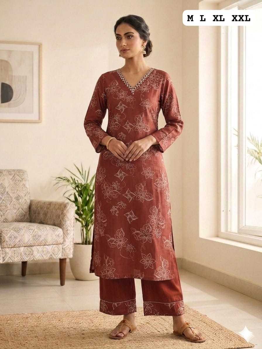 Vichitra Silk Designer Kurti