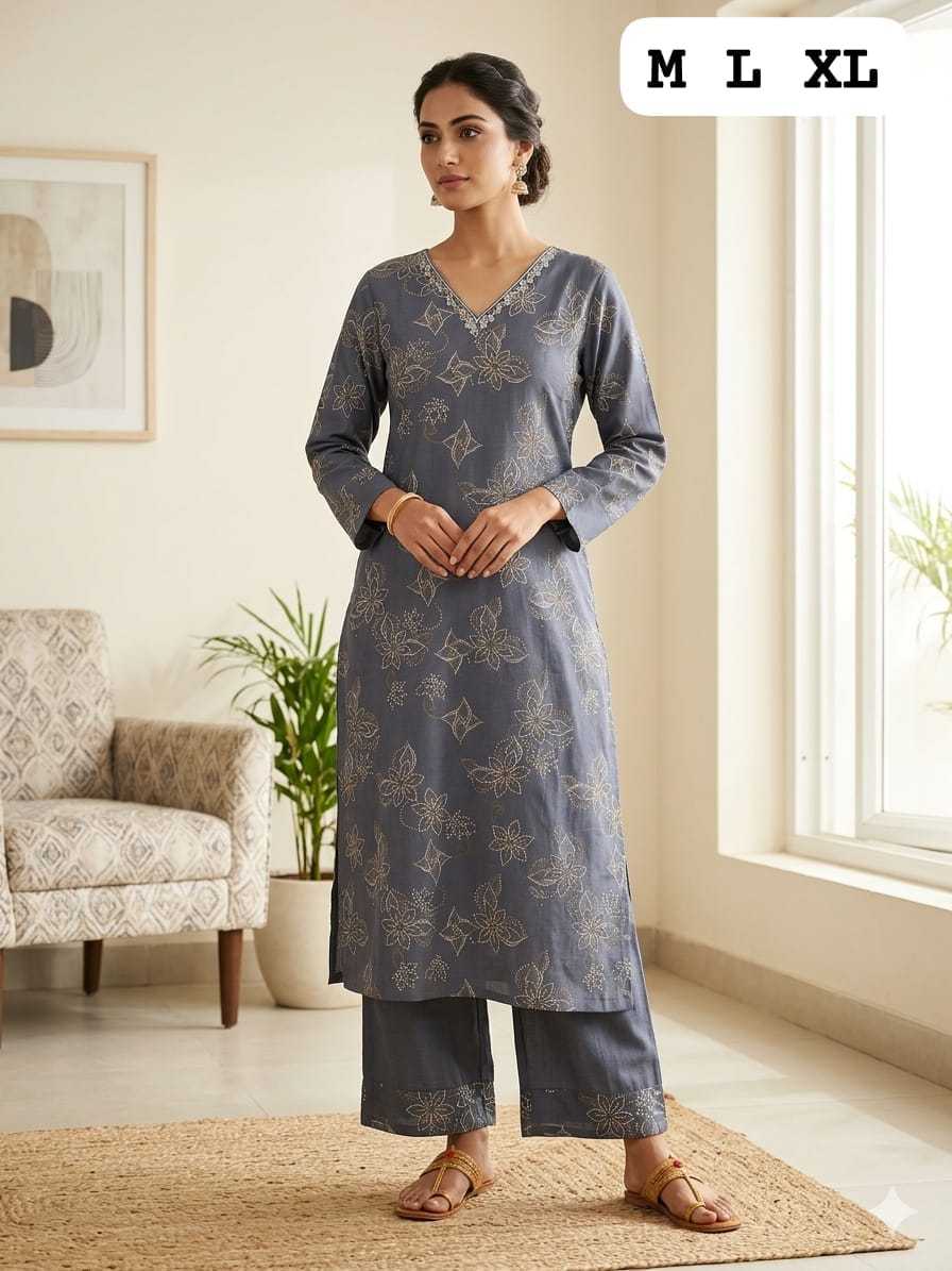 Vichitra Silk Designer Kurti