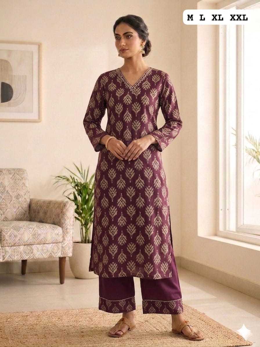 Vichitra Silk Designer Kurti