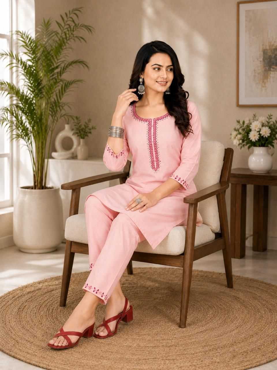 Khadi Cotton Co-ord Set