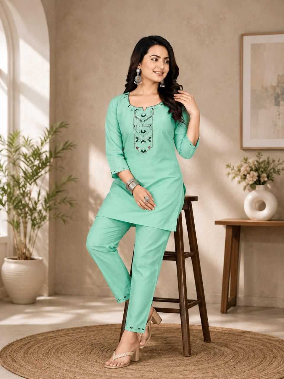 Khadi Cotton Co-ord Set