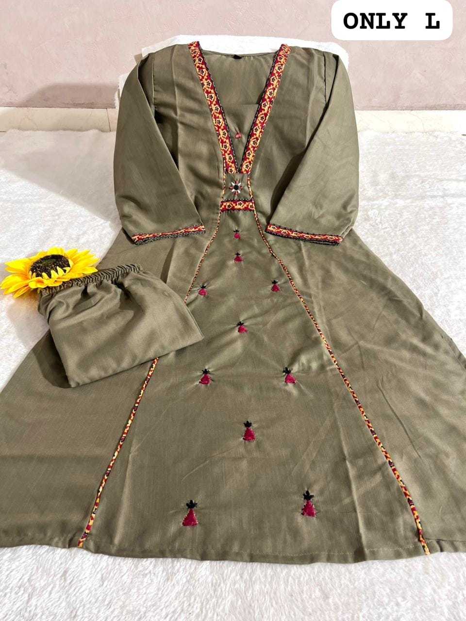 Cotton A-line Kurti