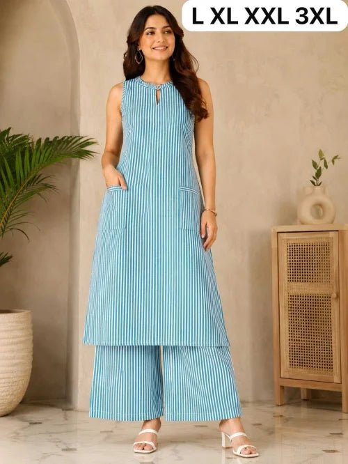 LLI Cotton Printed Suit