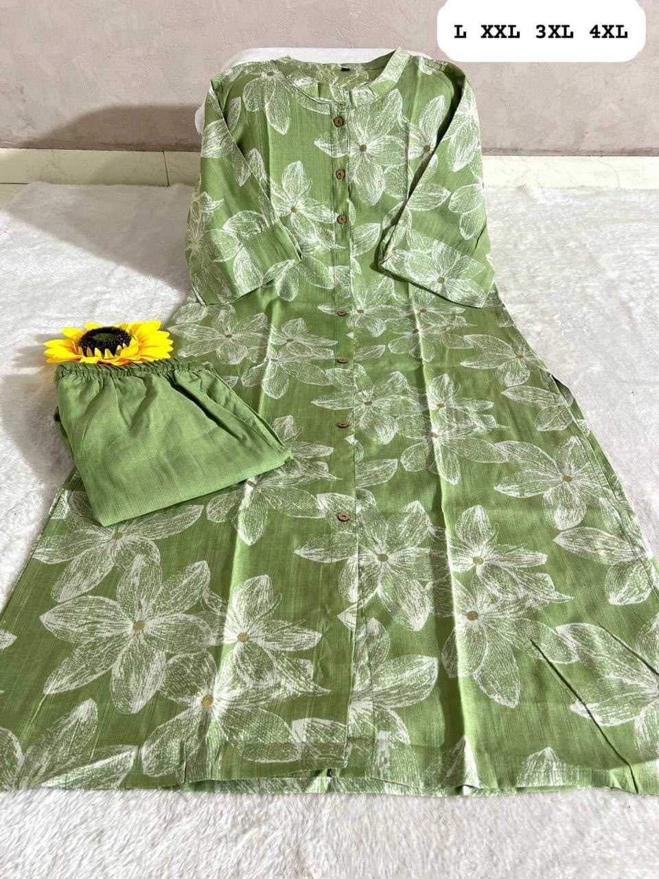 Maka Vichitra Silk Printed Suit