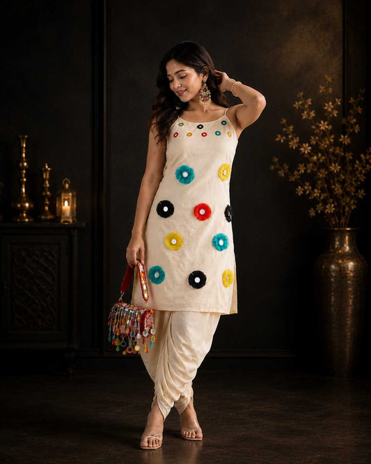 Match Cotton Kurti