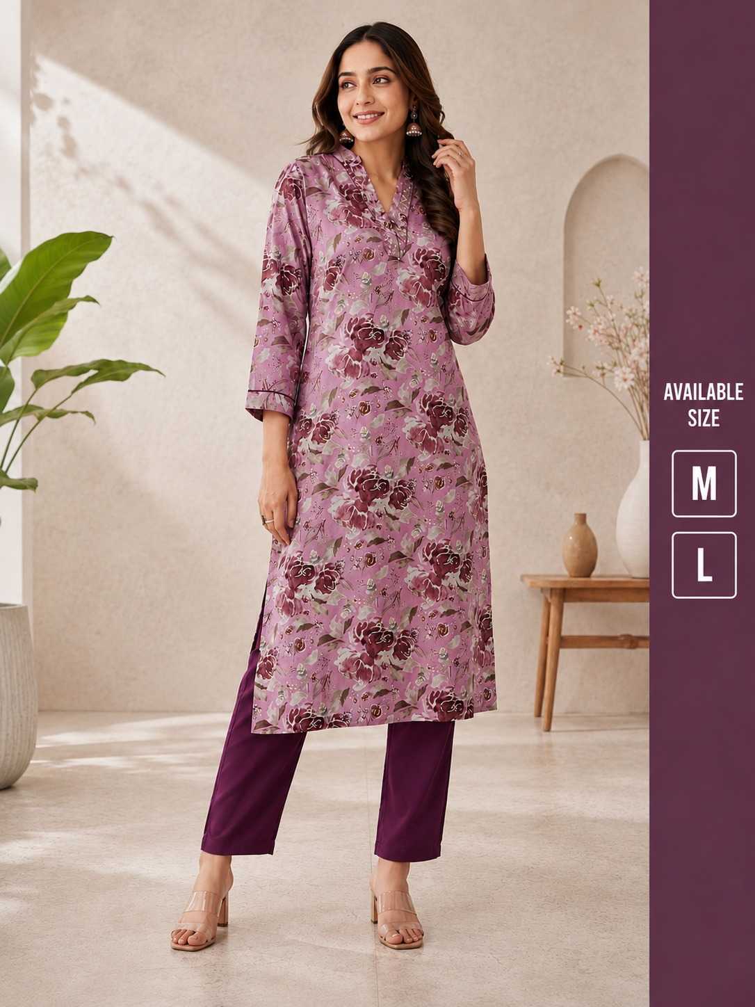 Modal Silk Party Wear Kurti