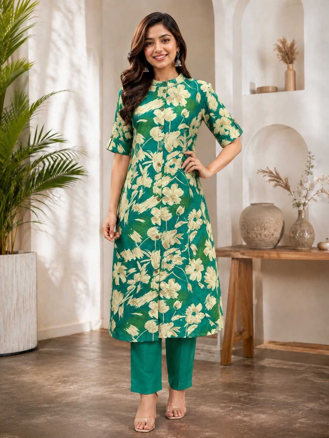 Ntry Vichitra Silk Party Wear Kurti