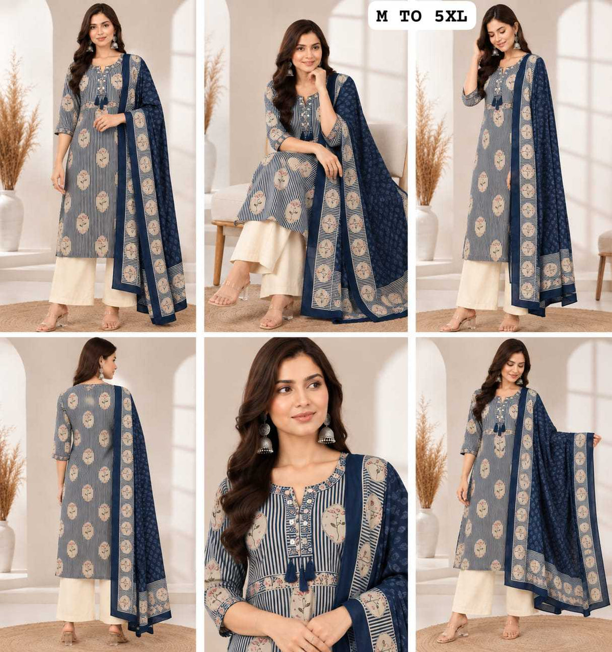 Pant Cotton Party Wear Kurti