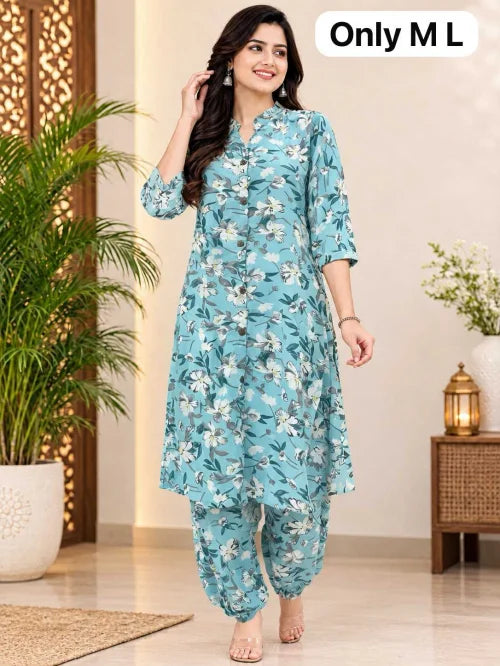 Patiyala Heavy Rayon Co-ord Set