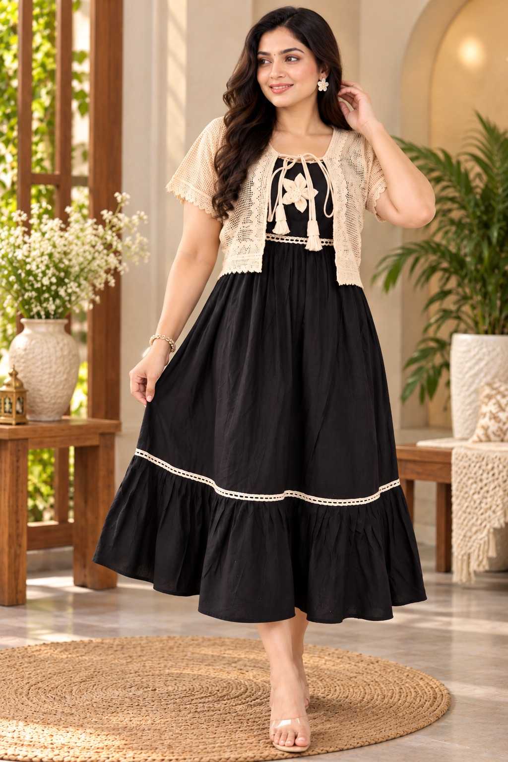 PRI Cotton Designer Dress