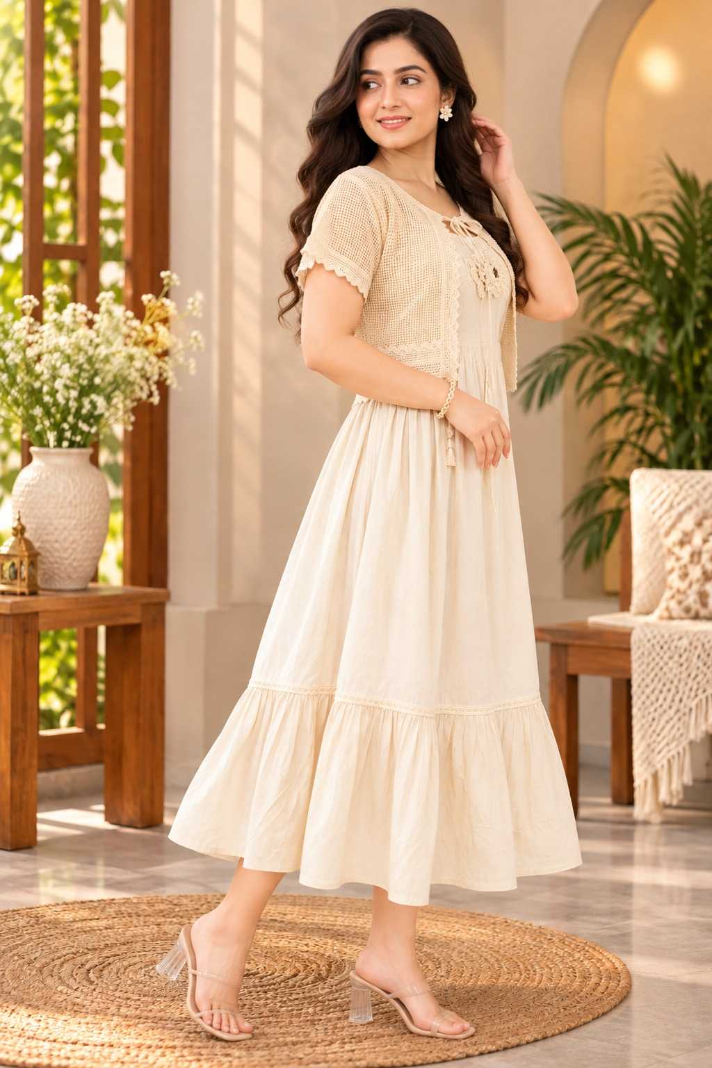 PRI Cotton Designer Dress