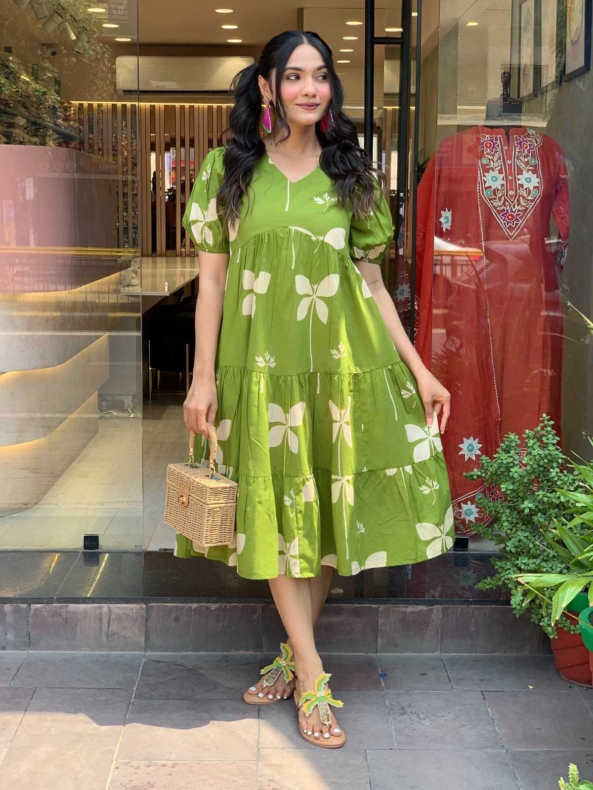 Rayon Designer Dress