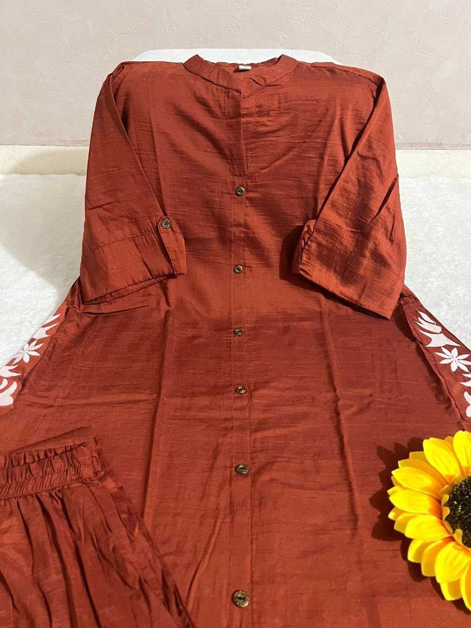RED Cotton Co-ord Set