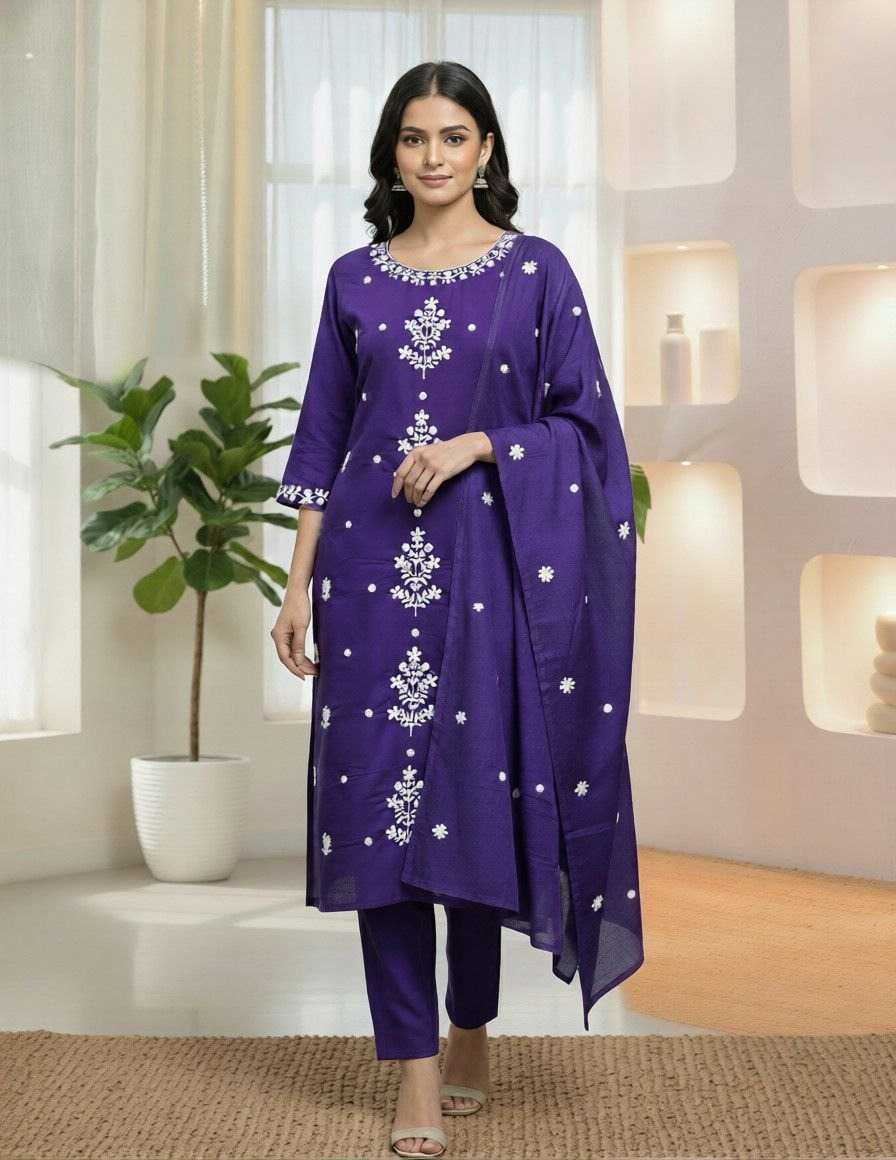 Premium Roman Silk Party Wear Kurti