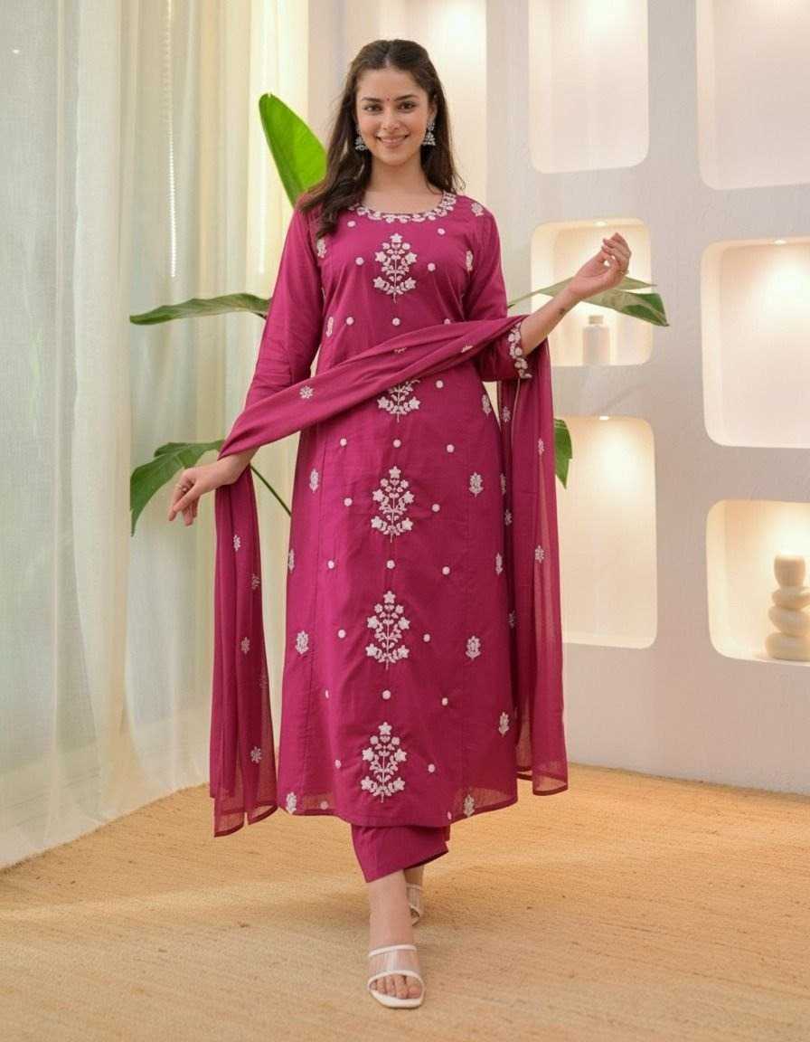 Premium Roman Silk Party Wear Kurti