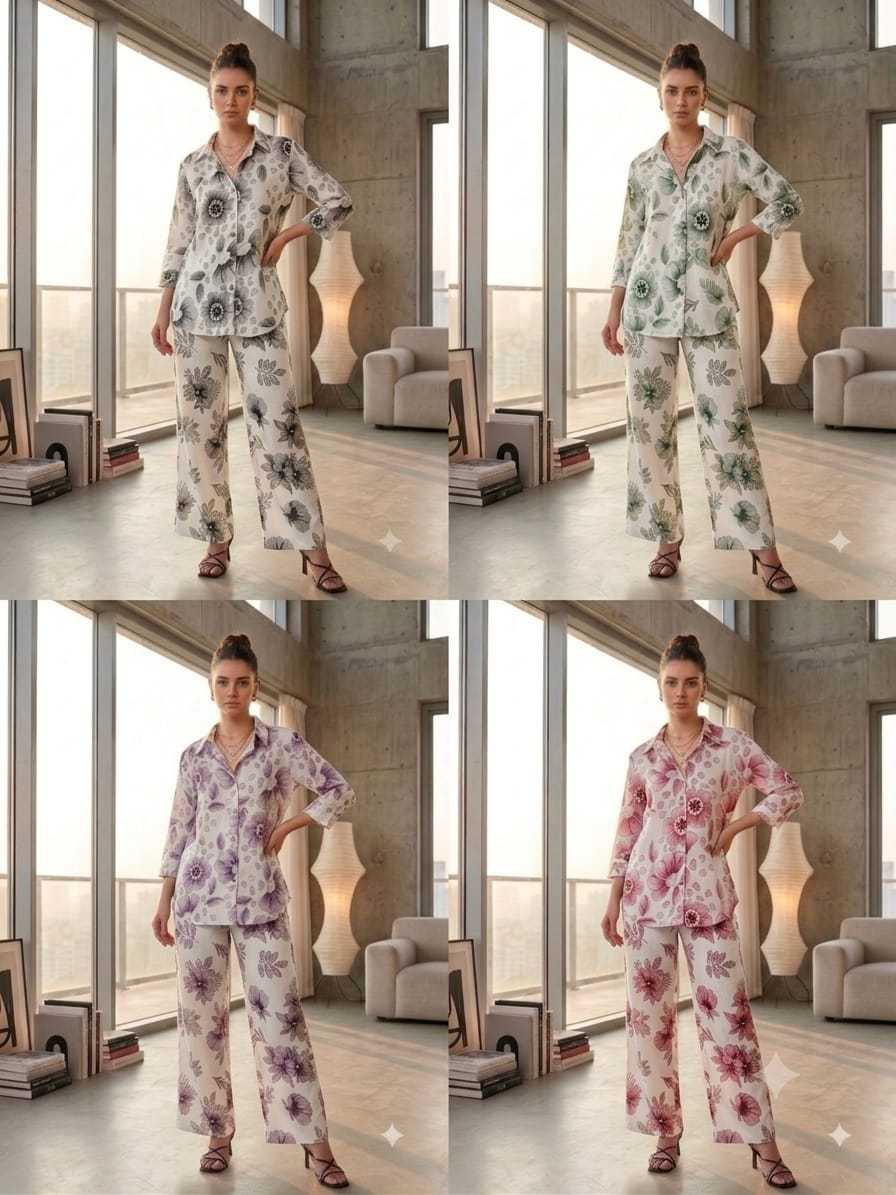 Crush Silk Co-ord Set