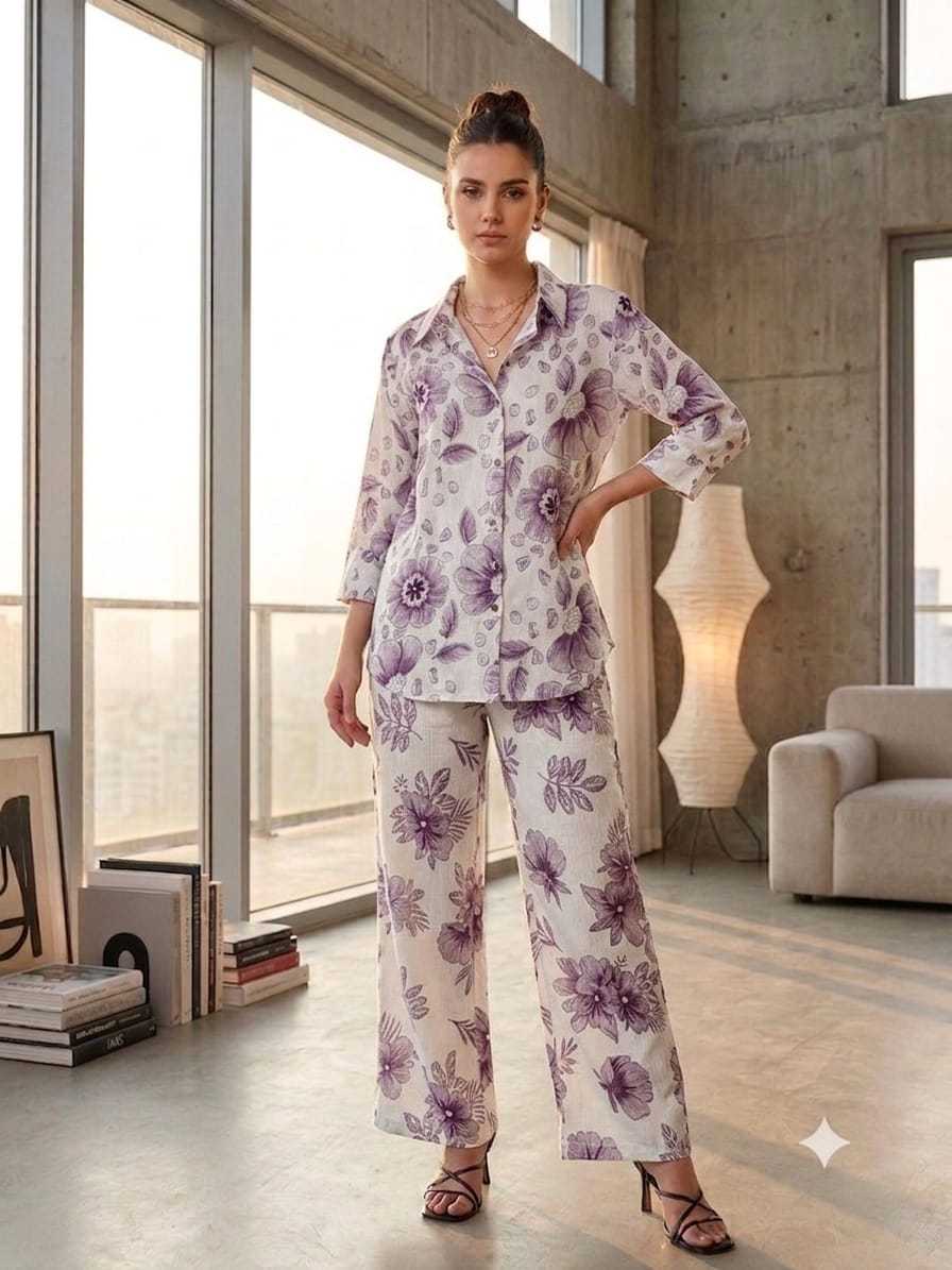 Crush Silk Co-ord Set