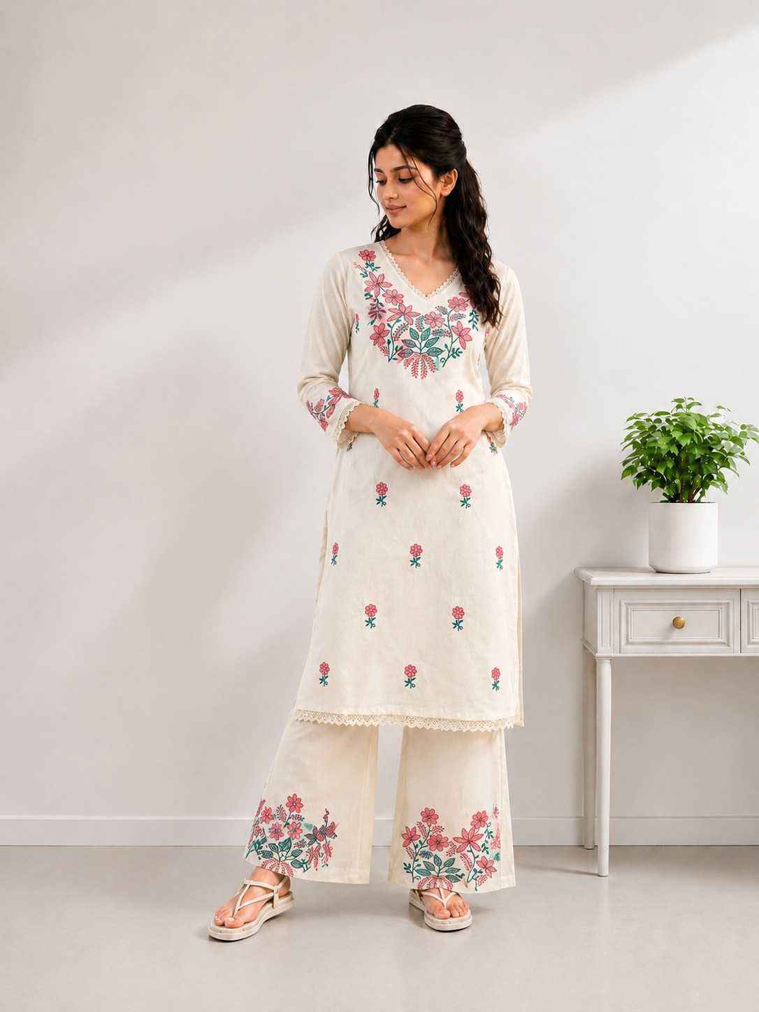 SET Pure Cotton Designer Kurti