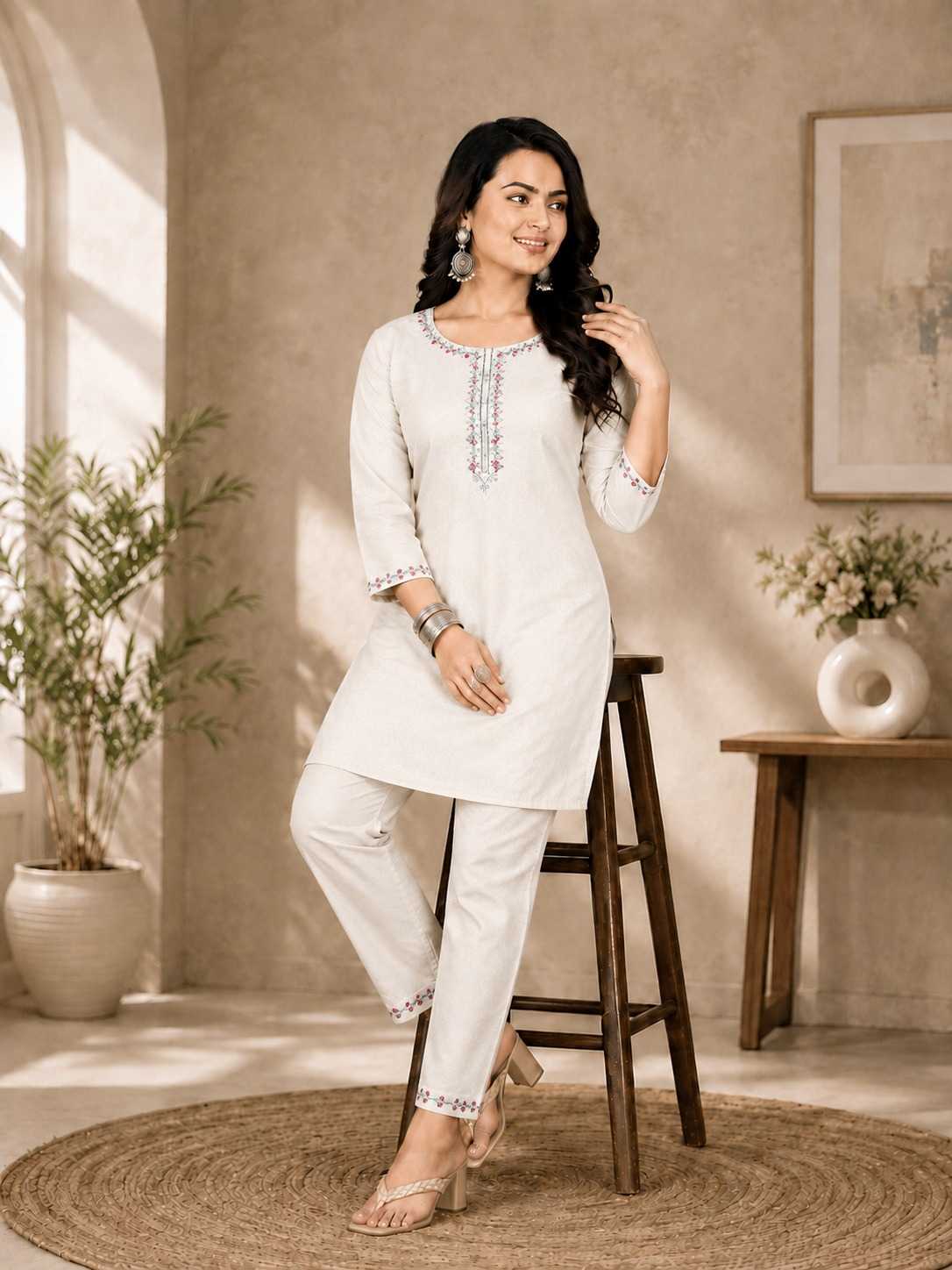 Size Cotton Festive Kurti