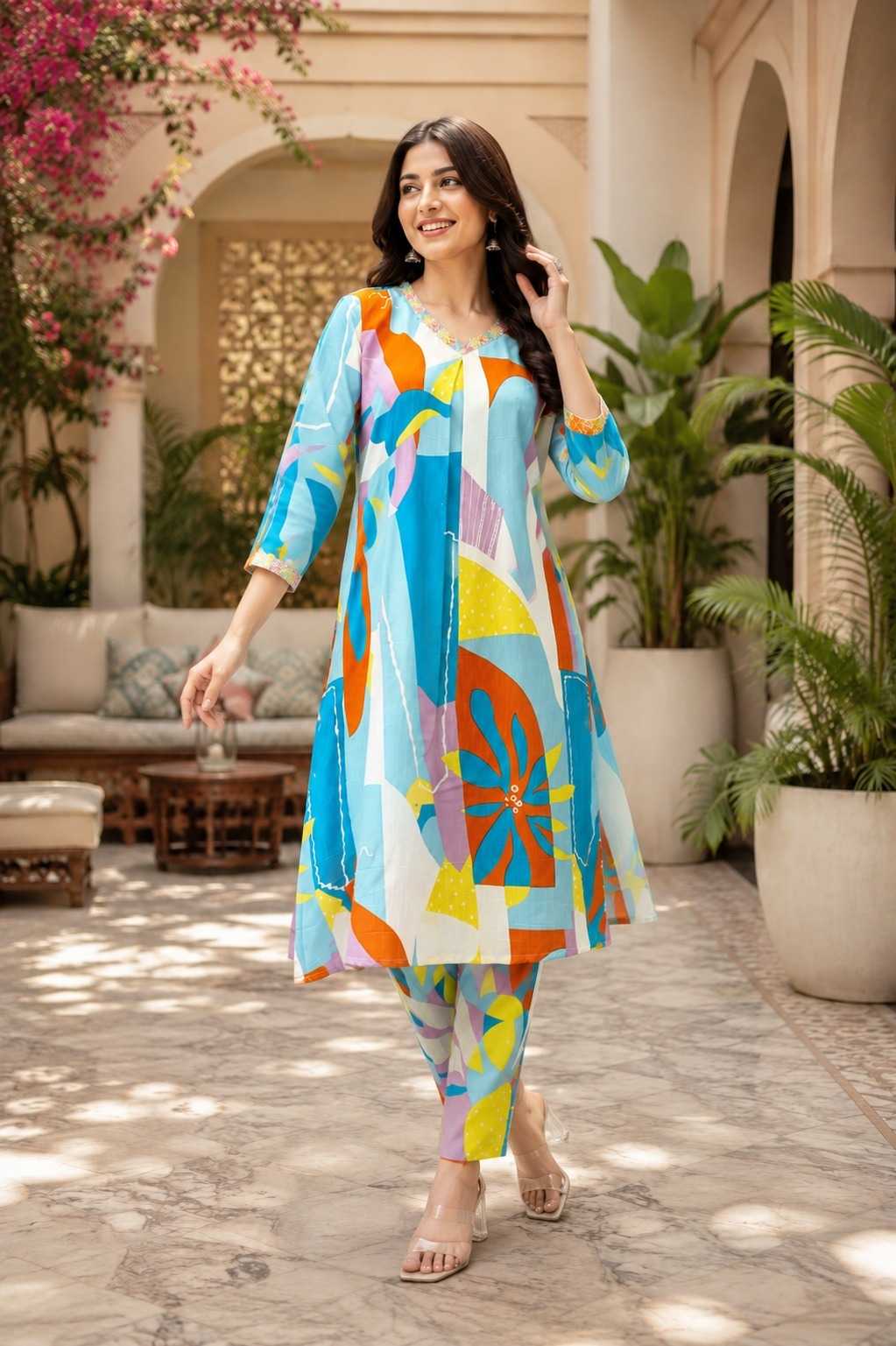 SON Rayon Designer Kurti