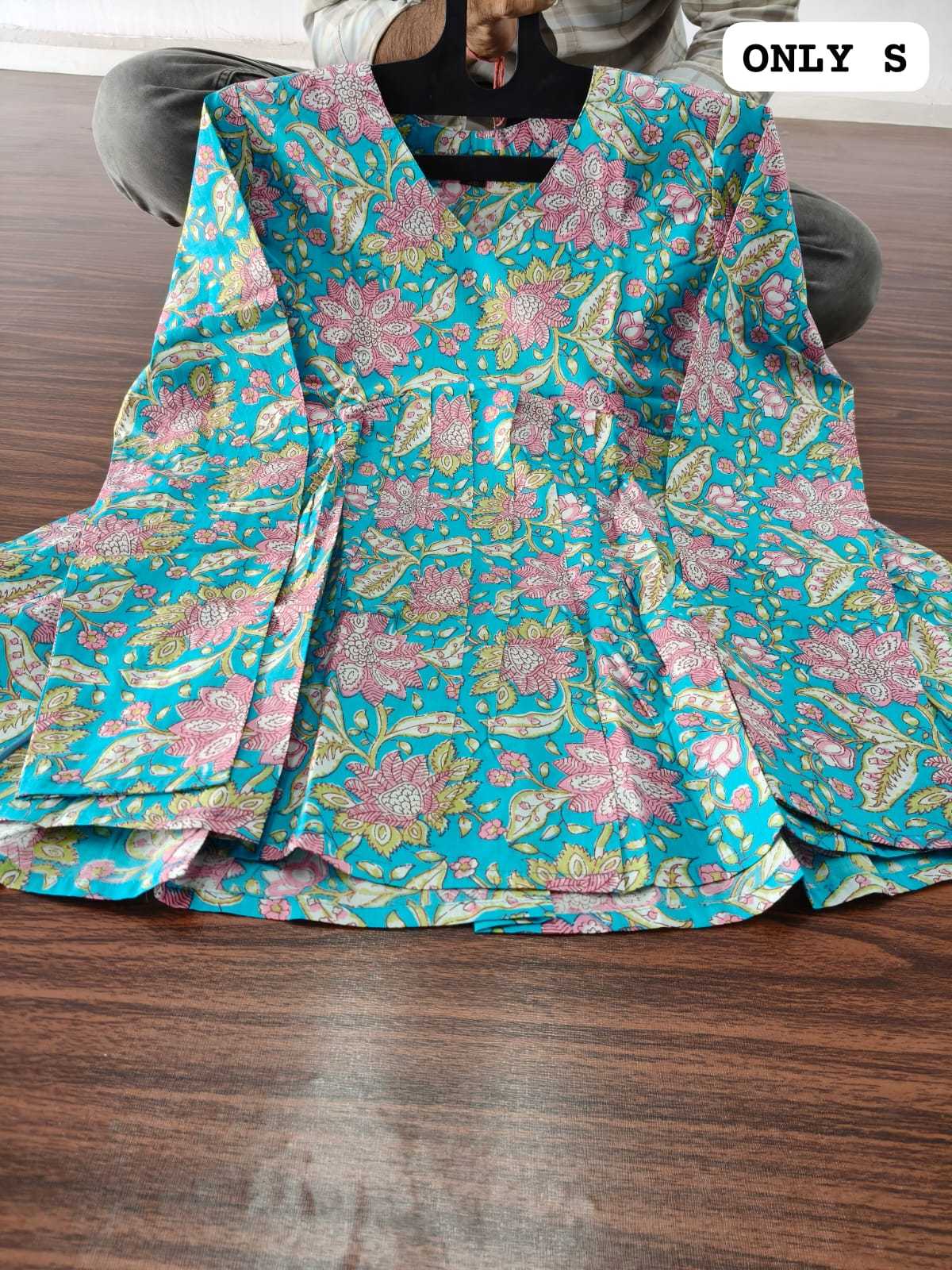 Cotton Designer Kurti in Green