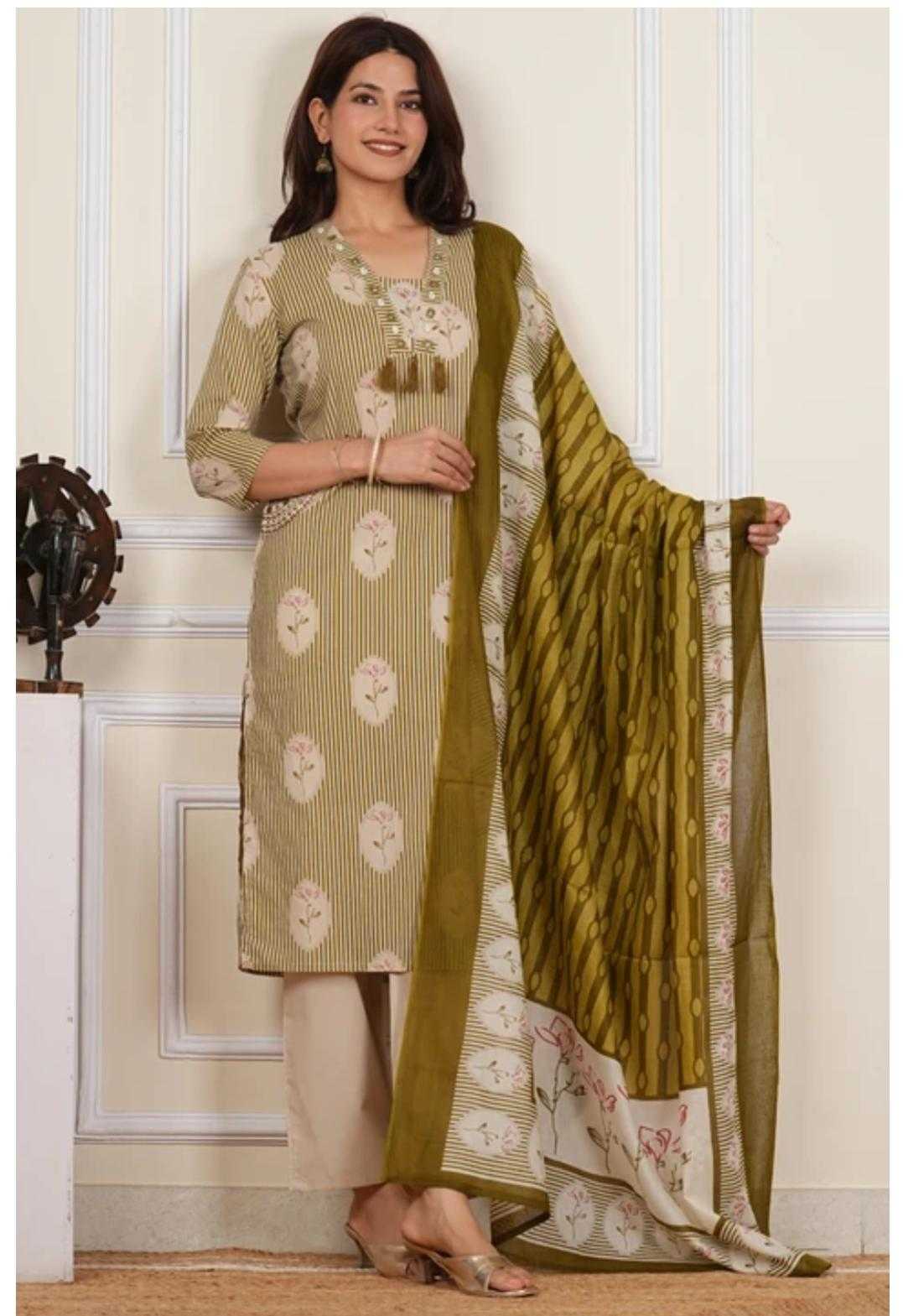 Cotton Party Wear Kurti in Navy Blue