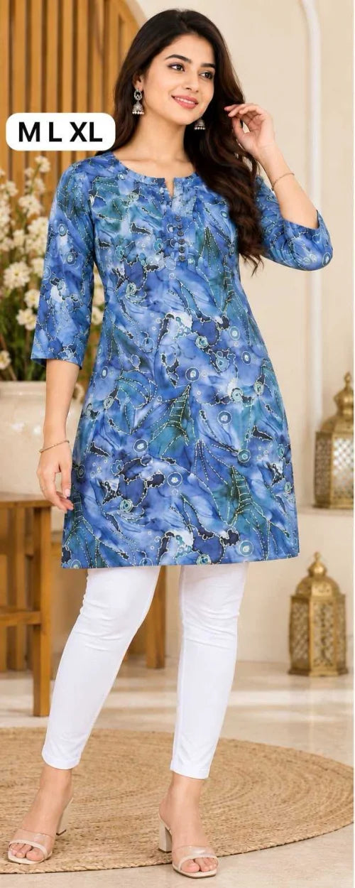 TUN Rayon Designer Kurti