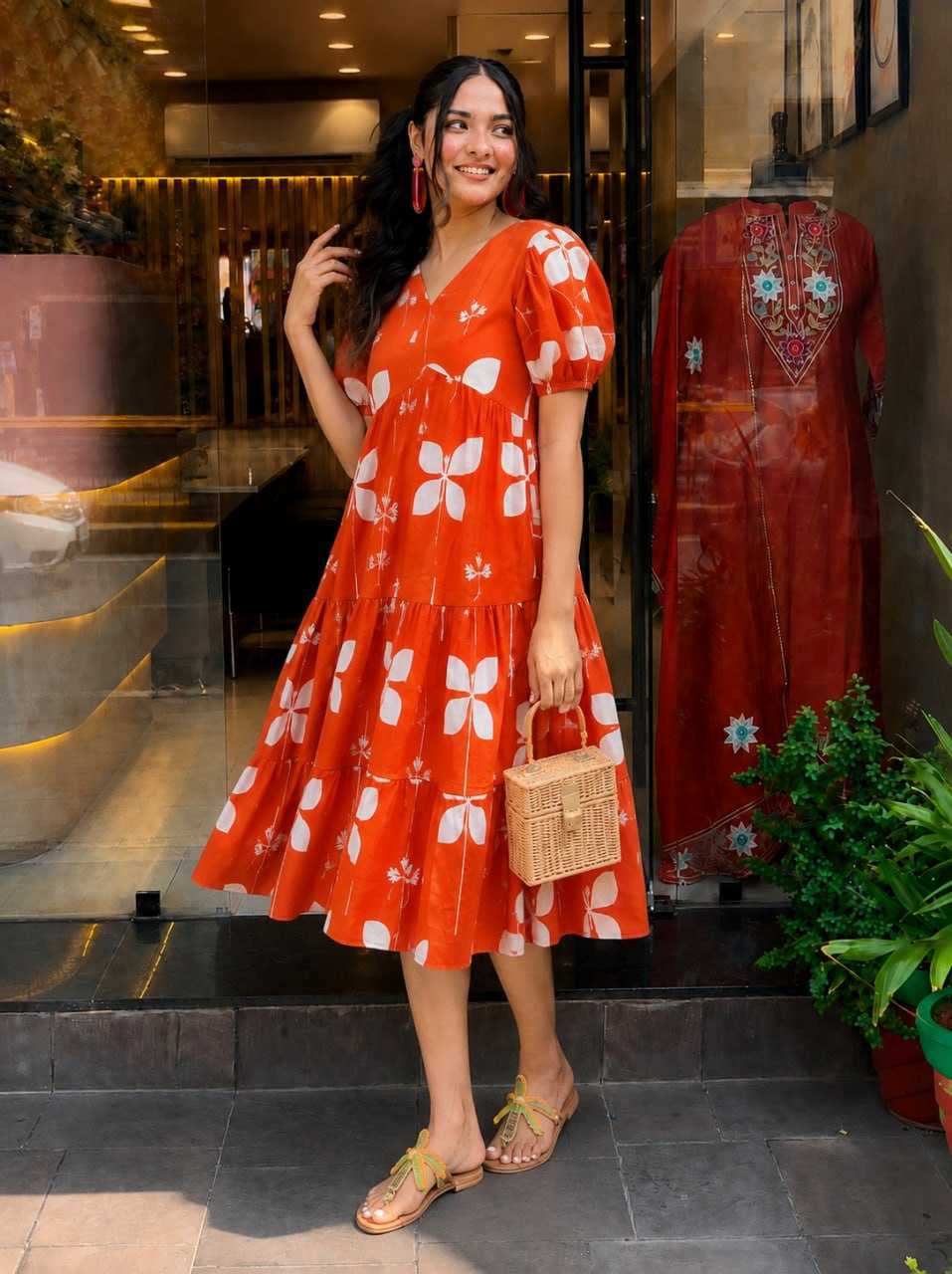 VES Rayon Designer Dress