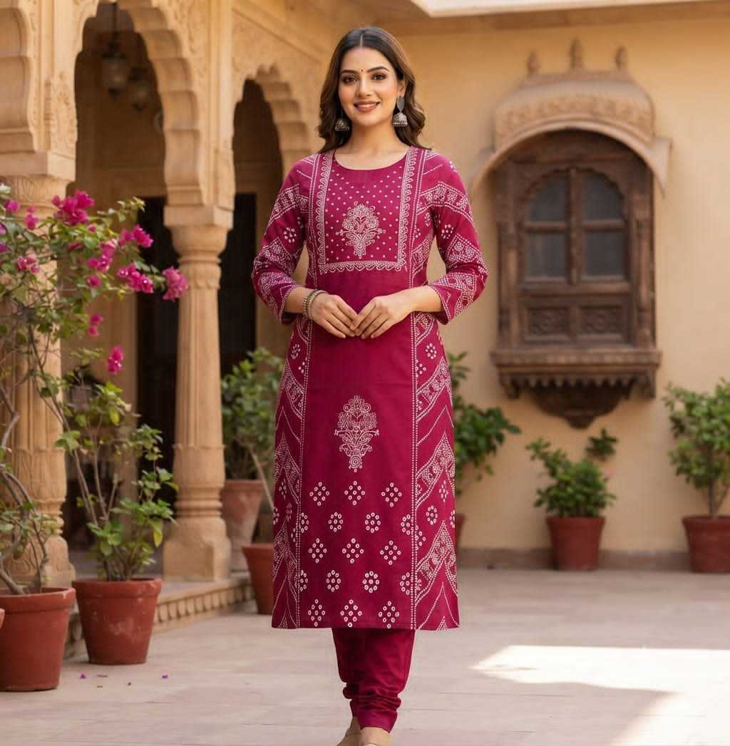 Yoke Cotton Designer Kurti