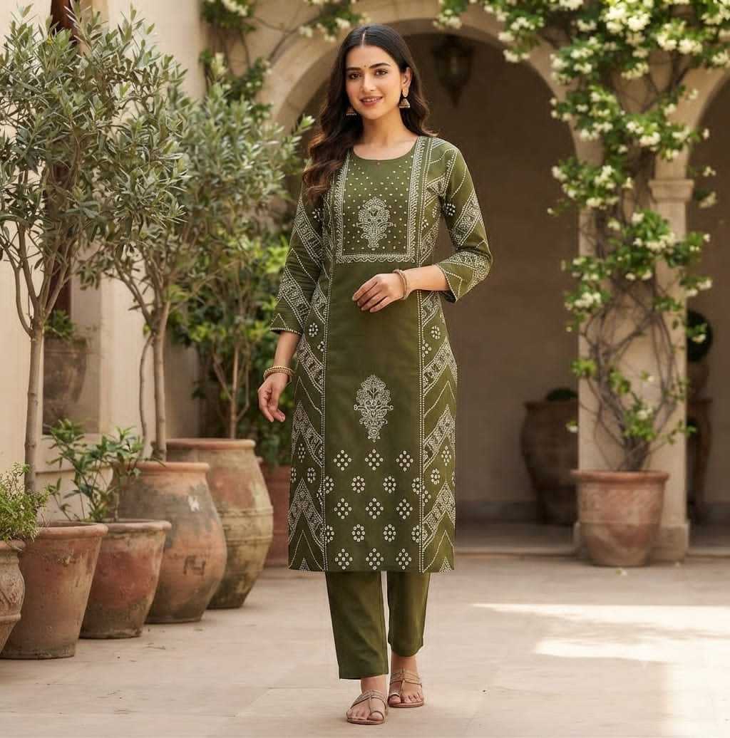Yoke Cotton Designer Kurti