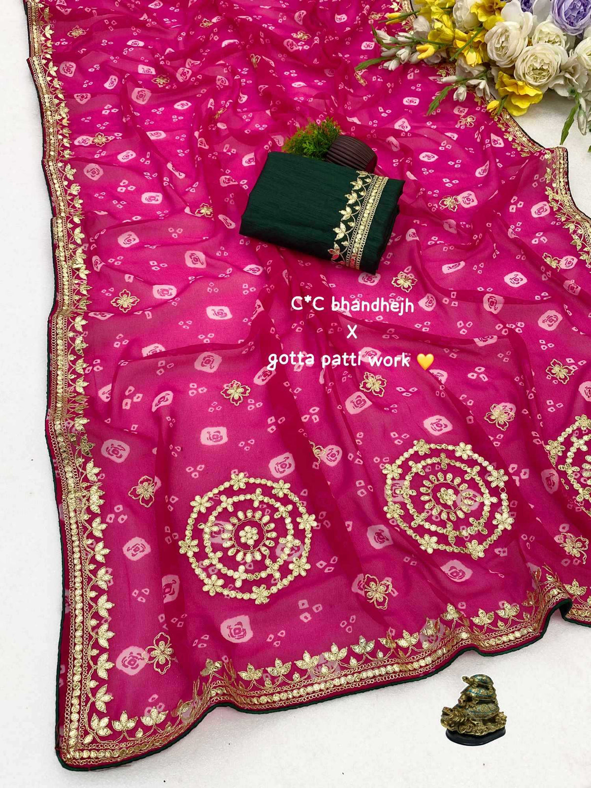 Aarunya Georgette Designer Saree
