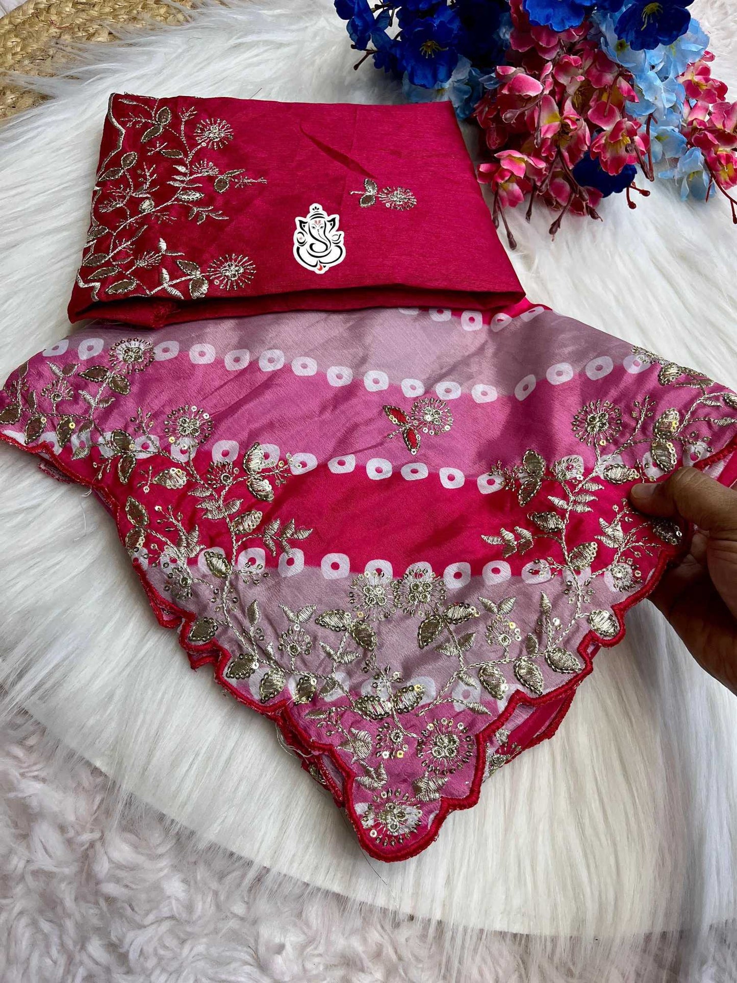 Chinon Silk Soft Saree