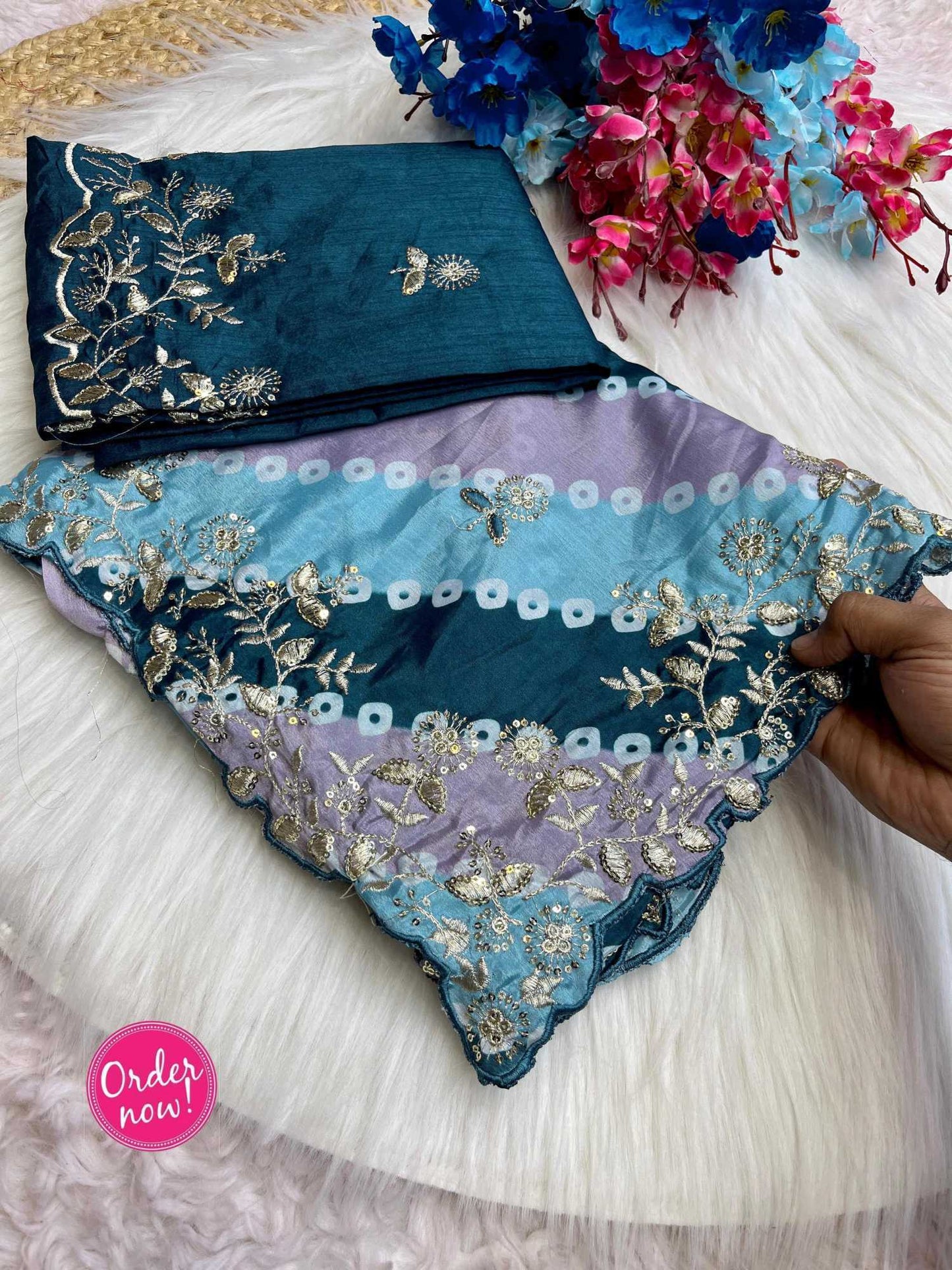 Chinon Silk Soft Saree