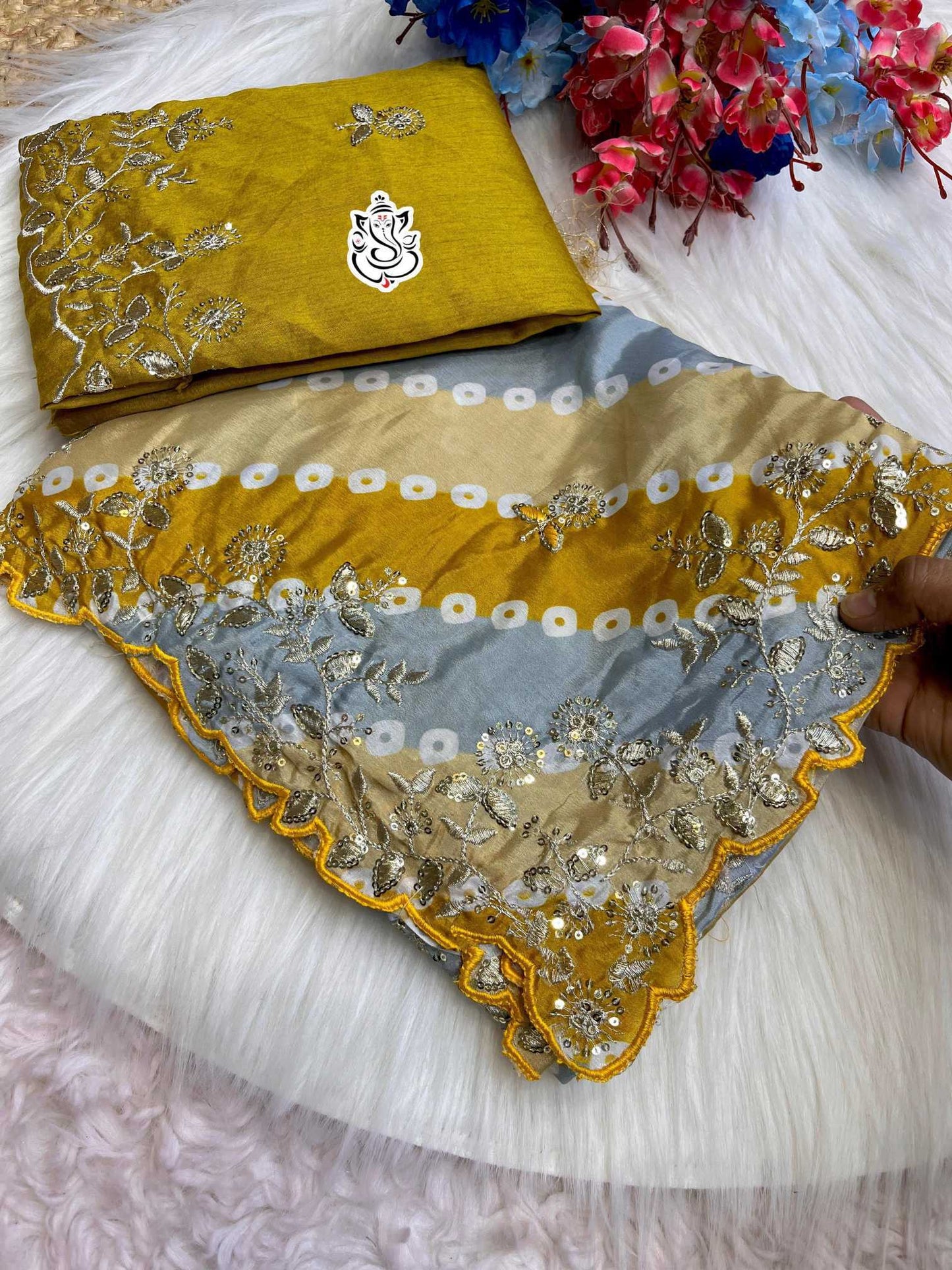 Chinon Silk Soft Saree