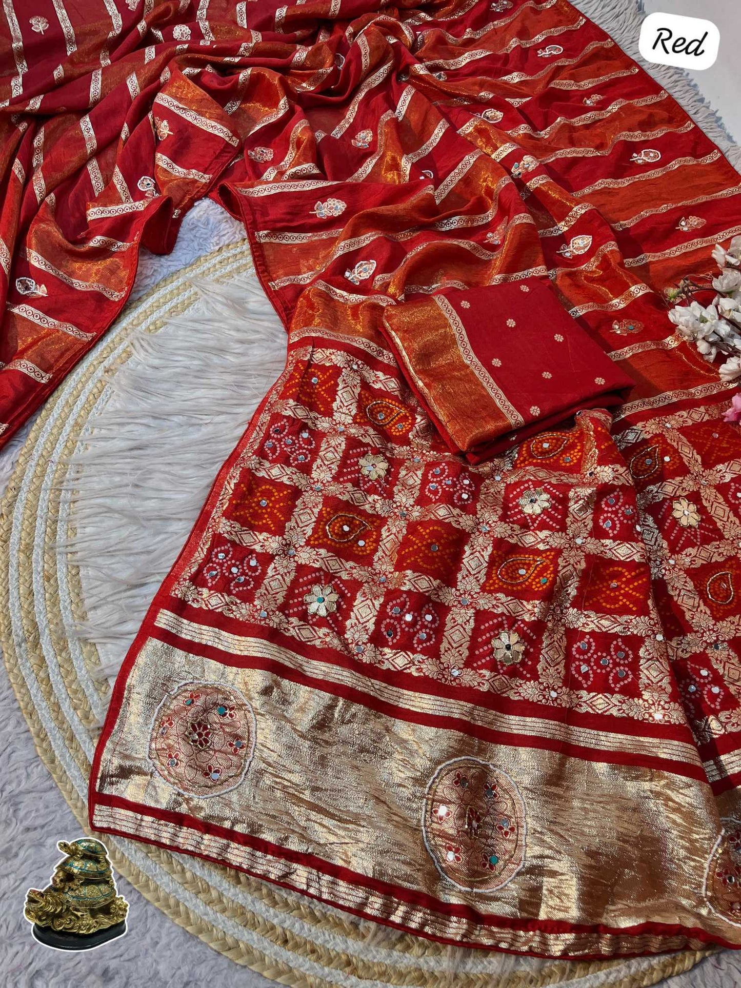 Viscose Hand Work Saree