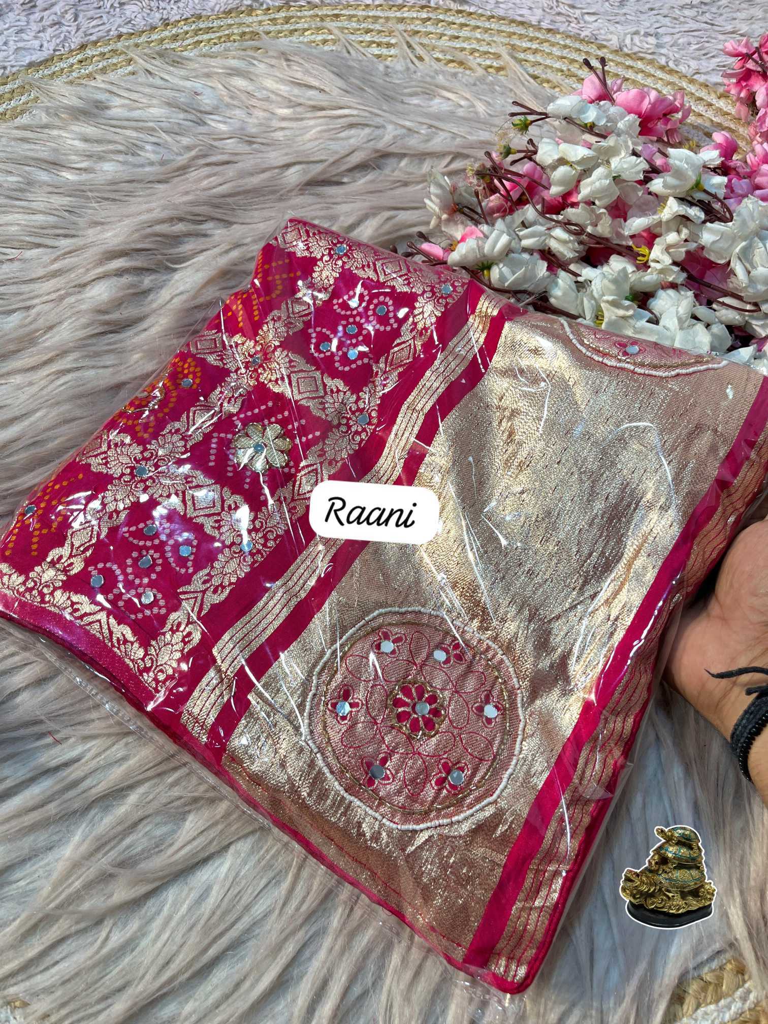 Viscose Hand Work Saree