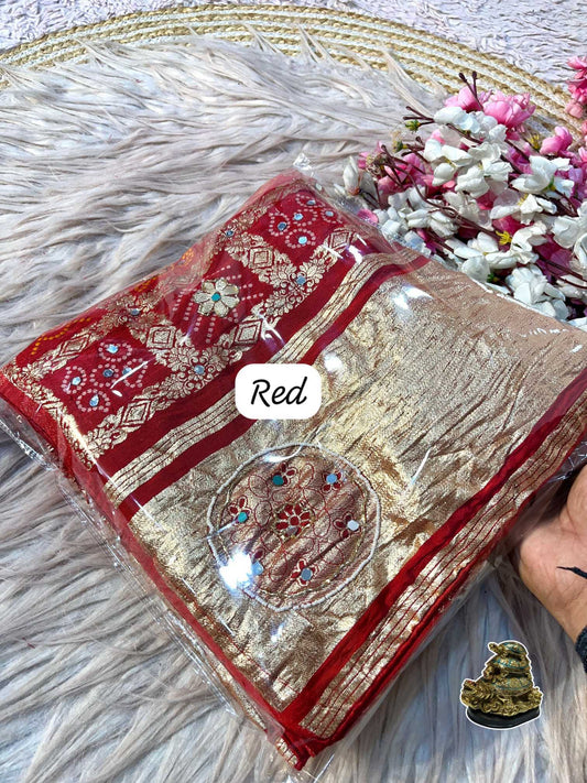 Viscose Hand Work Saree