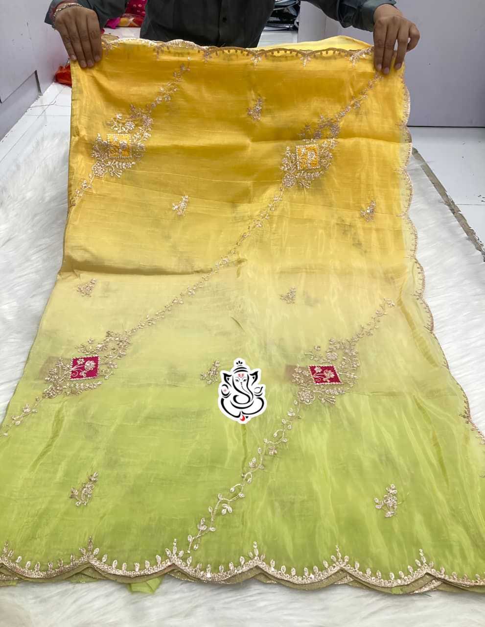 Crush Silk Party Wear Saree