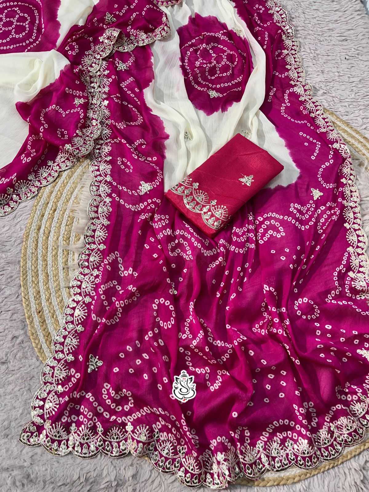 Georgette Designer Saree