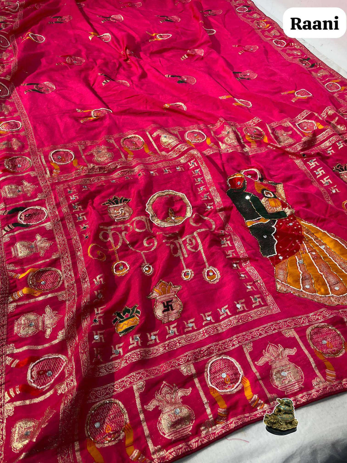 Aloka Viscose Hand Work Saree