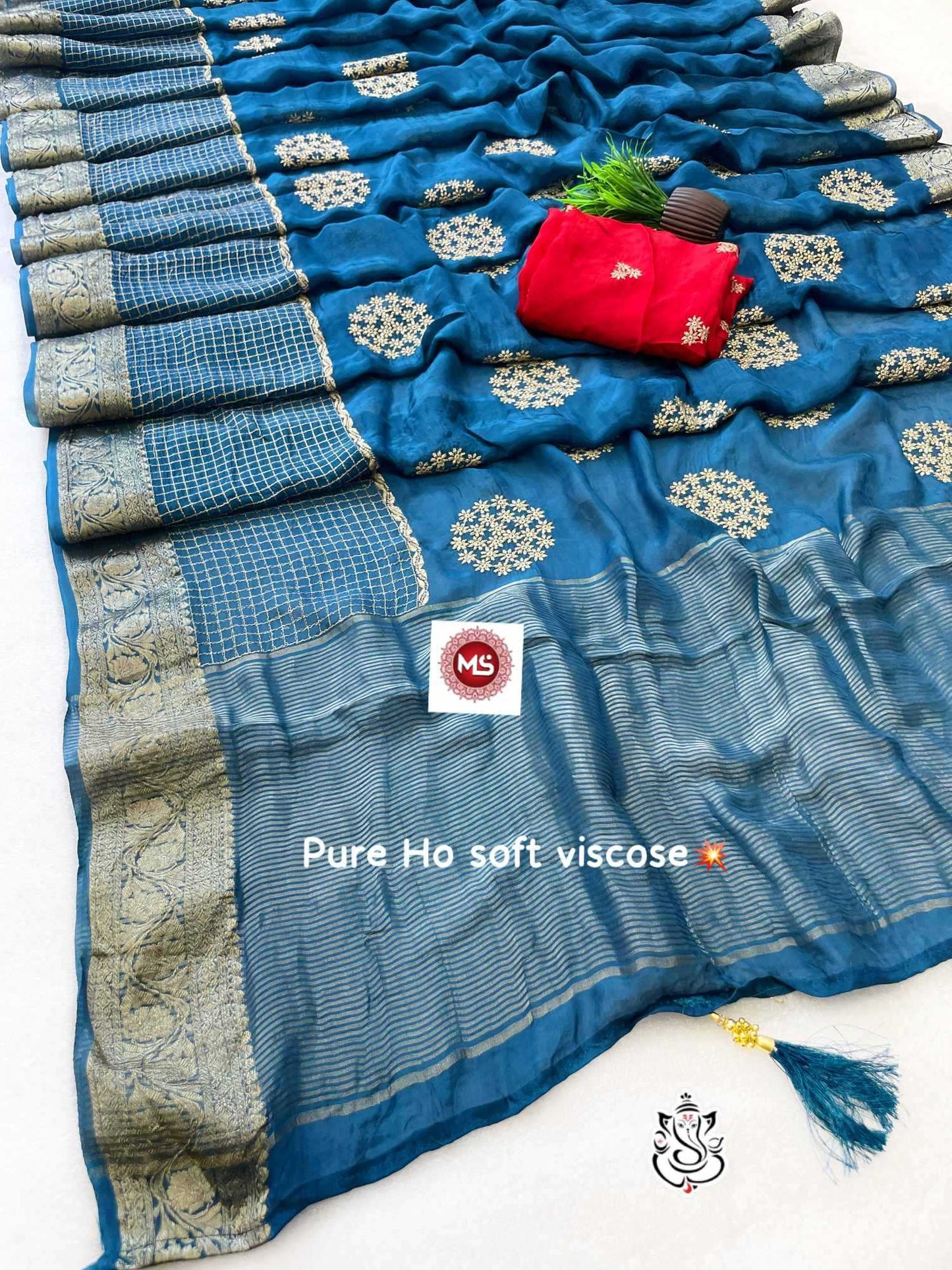 Viscose Traditional Silk Saree