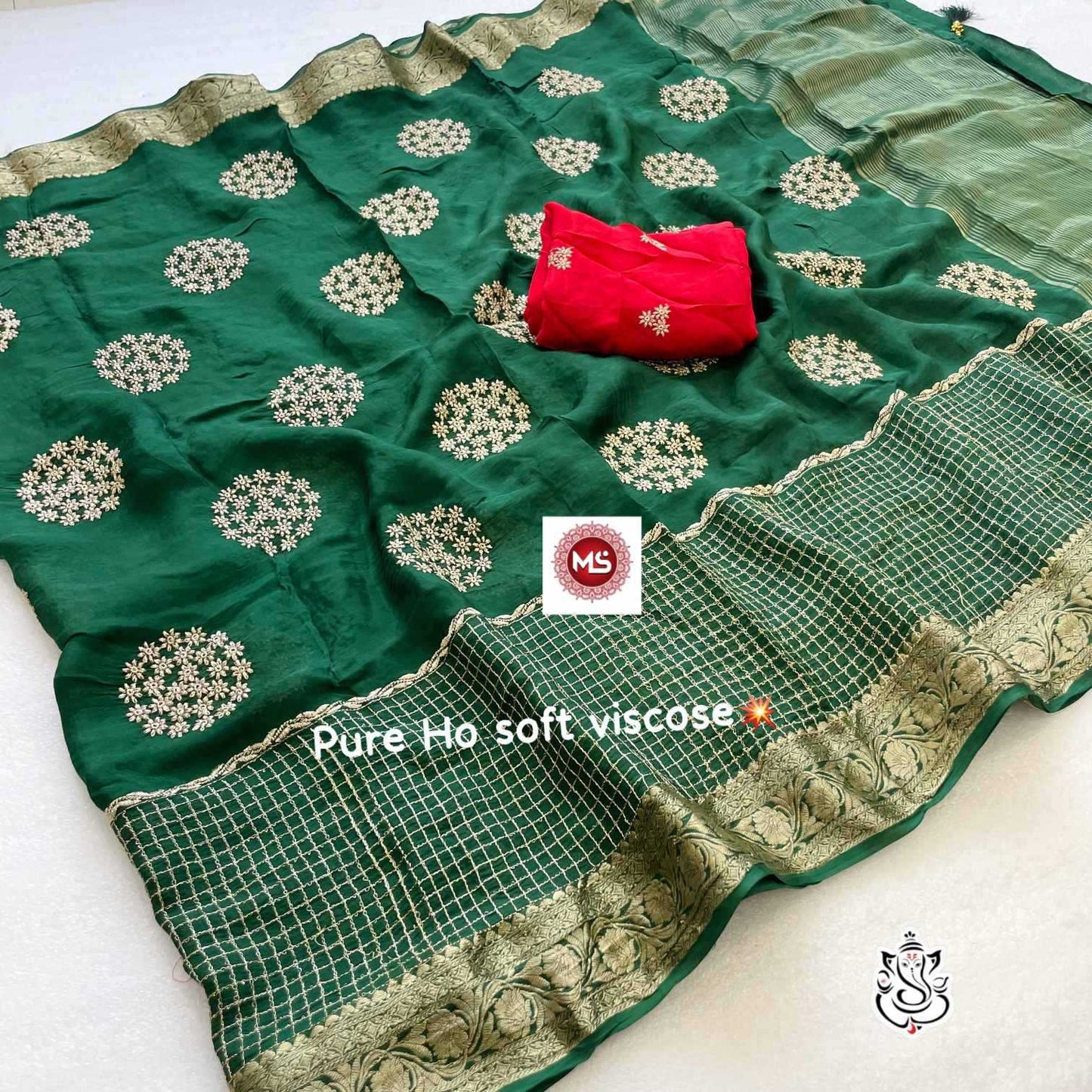 Viscose Traditional Silk Saree