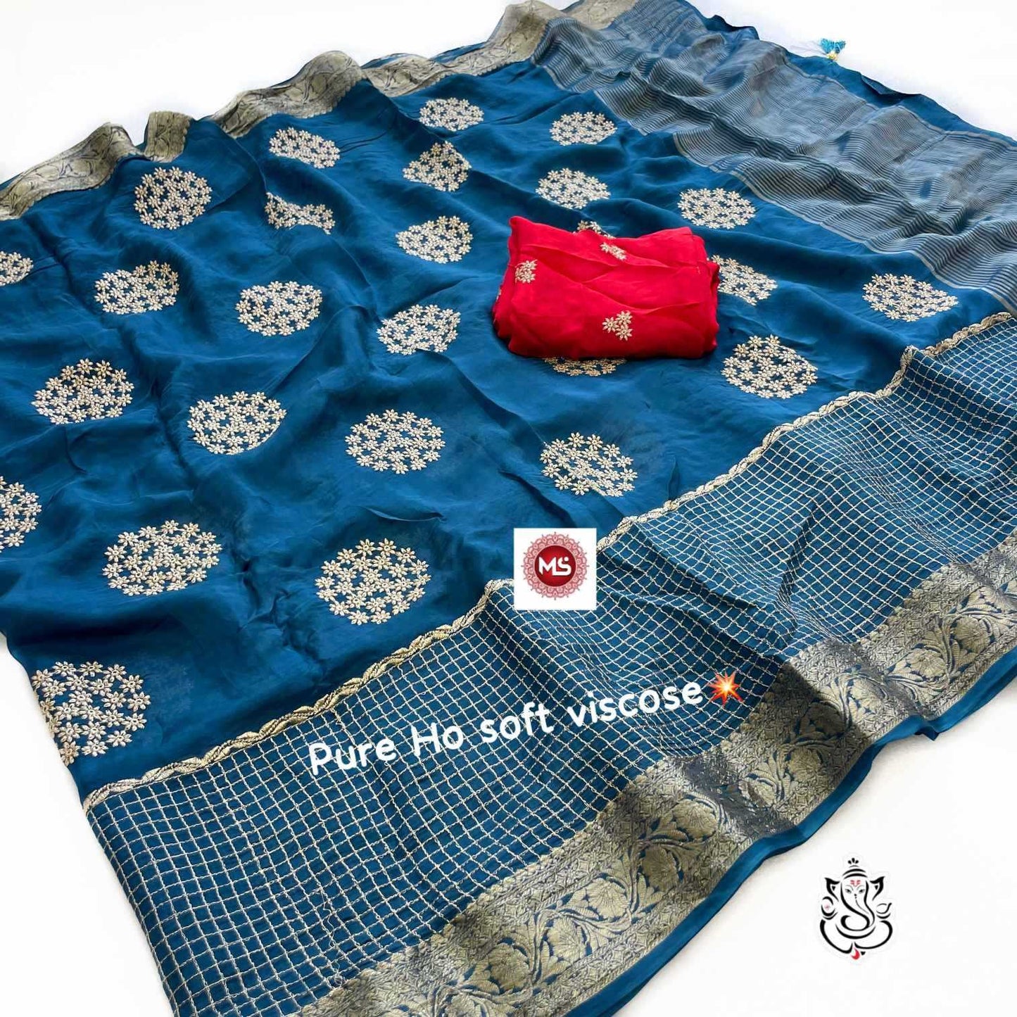 Viscose Traditional Silk Saree