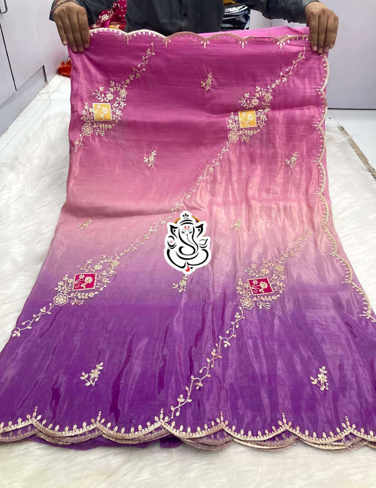 Amritha Crush Silk Party Wear Saree