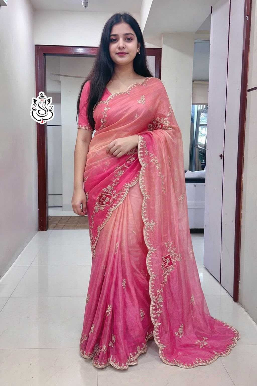 Amritha Crush Silk Party Wear Saree