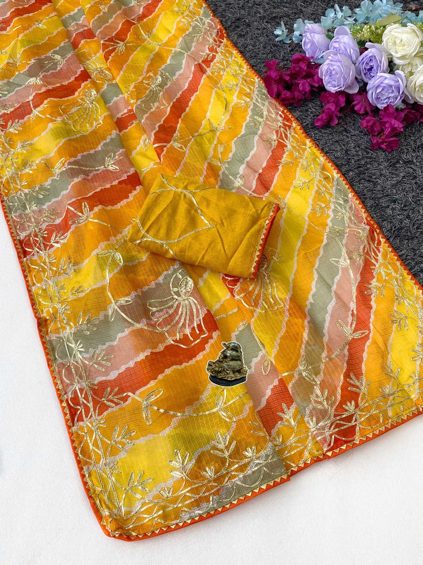 Kota Silk Kora Saree